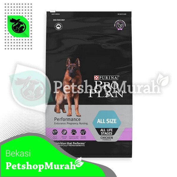 Makanan Anjing Pro Plan Dog Performance Adult OptiPower All size &amp; all Ages 20 Kg