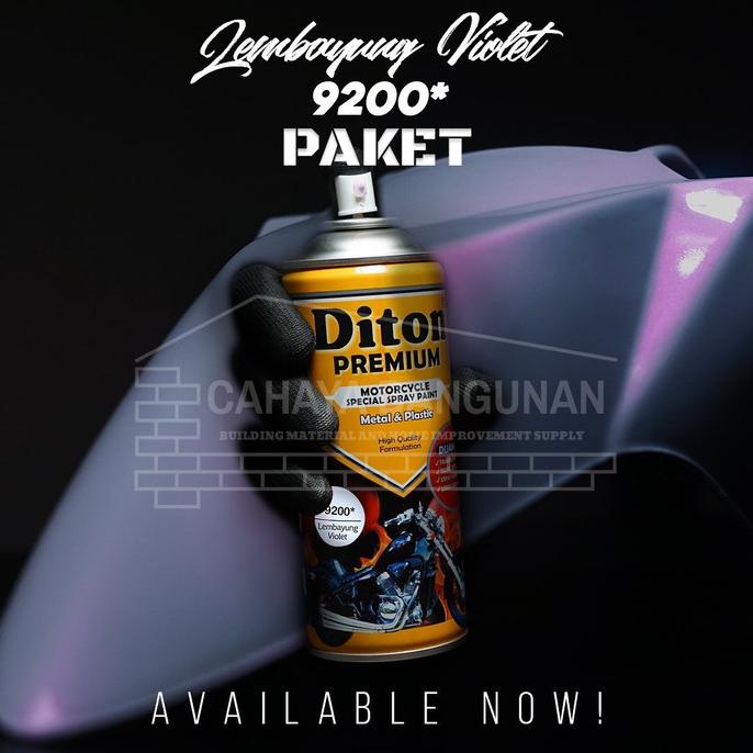 Paket Diton Premium Bunglon Lembayung Violet 9200 Cat Semprot 400Cc 40