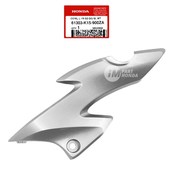 61303-K15-900ZA Cover Kupingan Lampu Depan Kiri CB 150 R Old 2013 - 2014 Silver