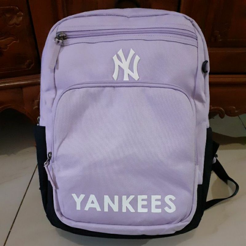 Tas Ransel Second / Preloved / Major League BaseBall MLB YANKEES Ungu
