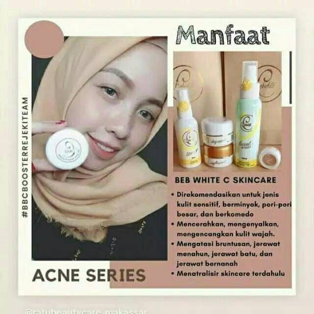 Bebwhite C BBC Skincare Paket Acne Pembersih Perawatan Wajah Berjerawat Berminyak Beruntusan