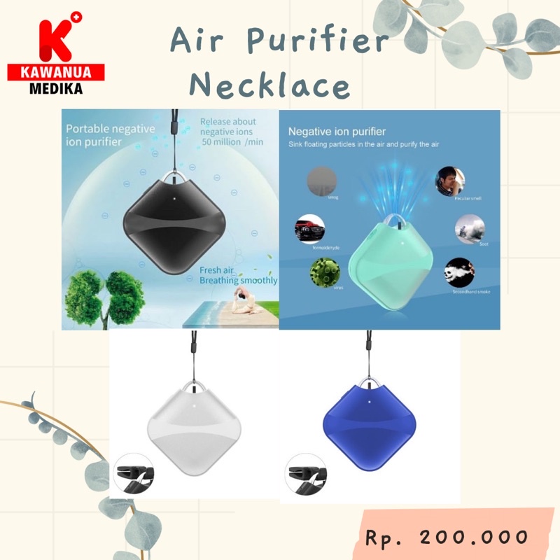 KALUNG AIR PURIFIER-AIR PURIFIER NECKLACE-STERILIZER ION NEGATIF
