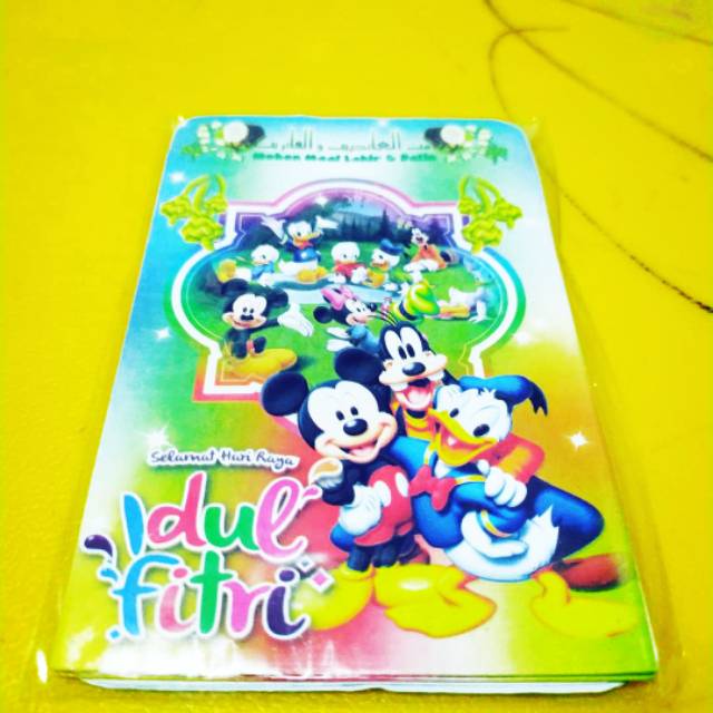 

Amplop Lebaran Mickey and Friend