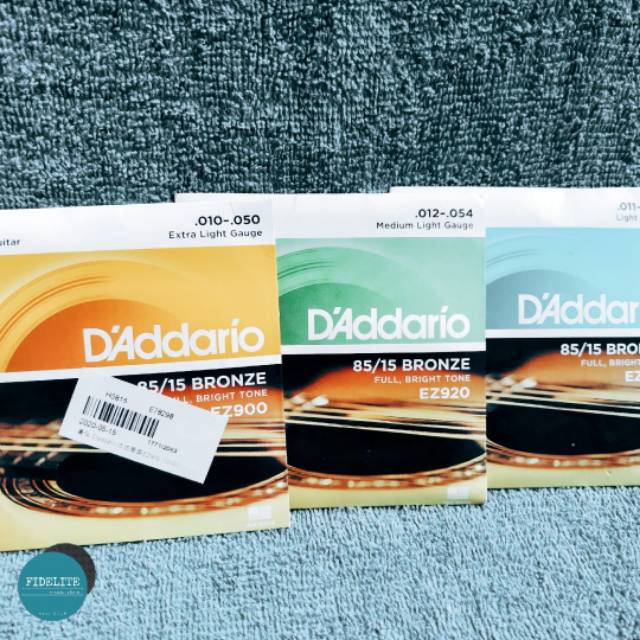 COD Senar Gitar Acoustic Strings | D'Addario EZ920 TERMURAH