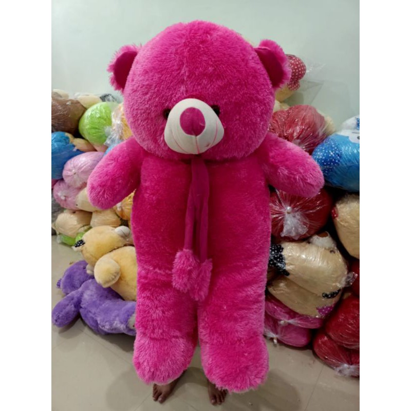 (COD) BONEKA BEAR SYAL JUMBO UKURAN 1METER / BONEKA BERUANG JUMBO 1 METER