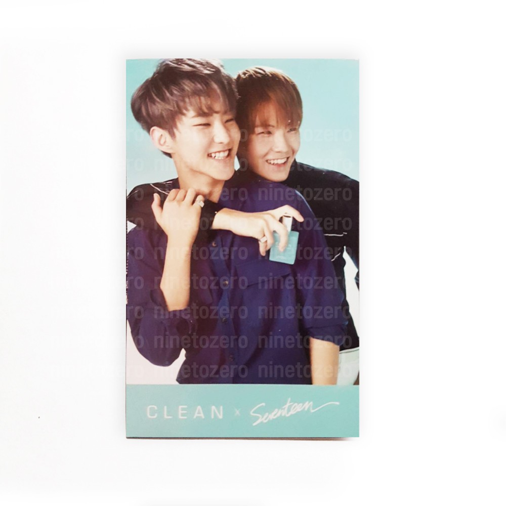 SEVENTEEN CLEAN PHOTOCARD - WOOZI X HOSHI / SOONHOON
