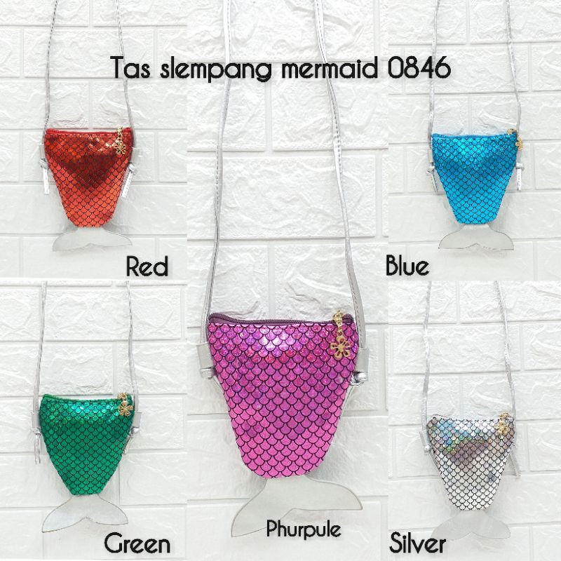 Tas Selempang  Mermaid Mini Tas Tempat Coin Coin Prse