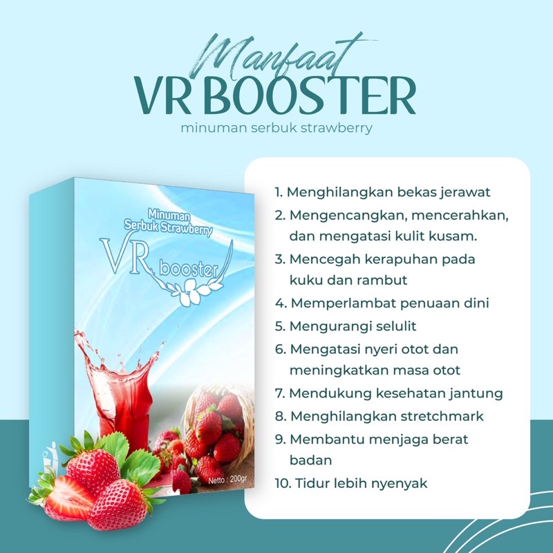 

VR BOOSTER Drink ( free sheetmask)