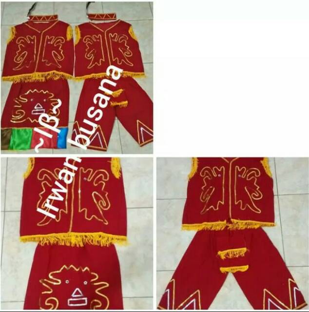 Baju adat Dayak TK