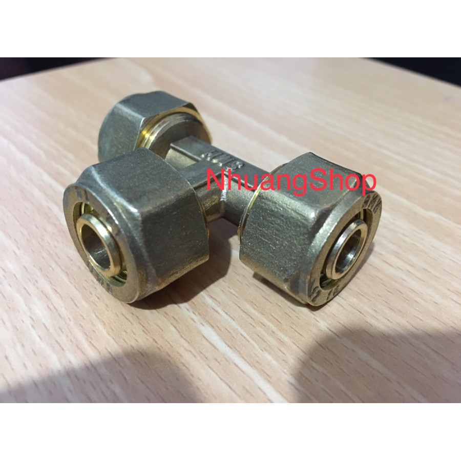 Keni knee T cabang pipa air panas 1/2inch kuningan sambung sesama pipa