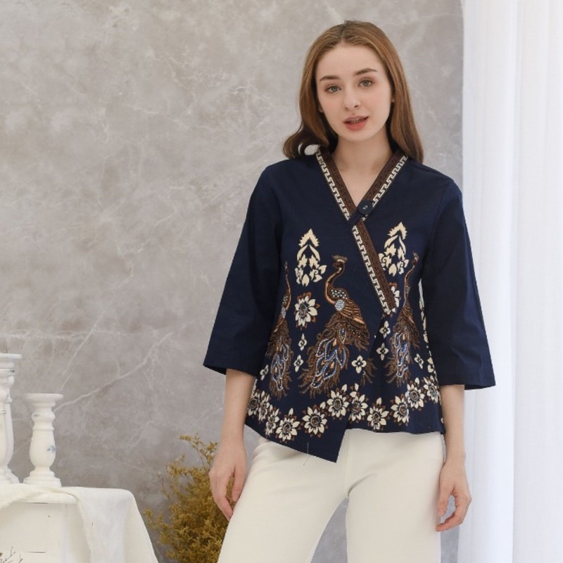 Atasan Batik 262 JM / Blouse Kimono Batik Wanita