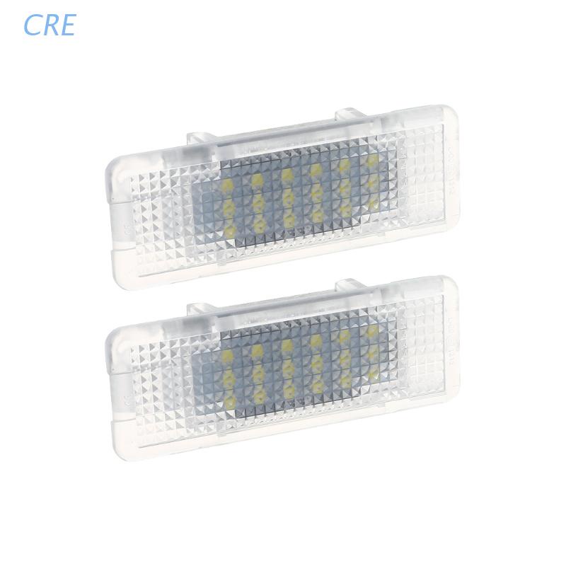 Cre 2pcs Lampu LED Bawah Pintu Mobil Untuk BMW X5 E53 E39 Z8 E52