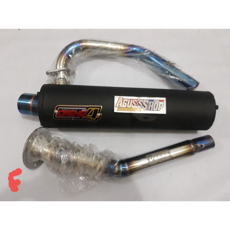 KNALPOT TSUKIGI TSUGIGI TUSUK GIGI SATRIA FU OLD ,NEW MEREK DAENG