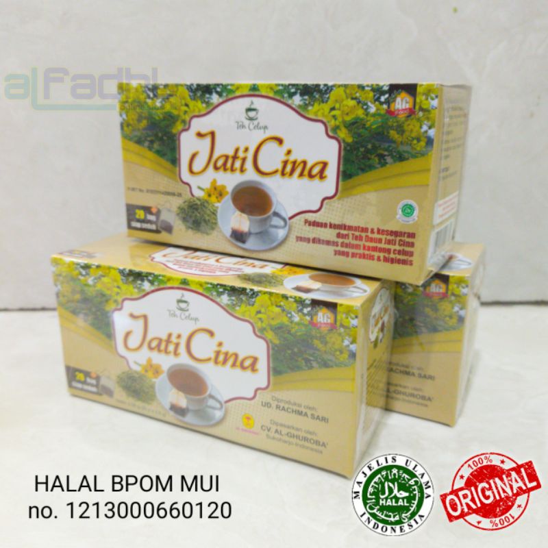 

Teh Herbal Celup Daun Jati Cina Original isi 20 bag tea Al Ghuroba