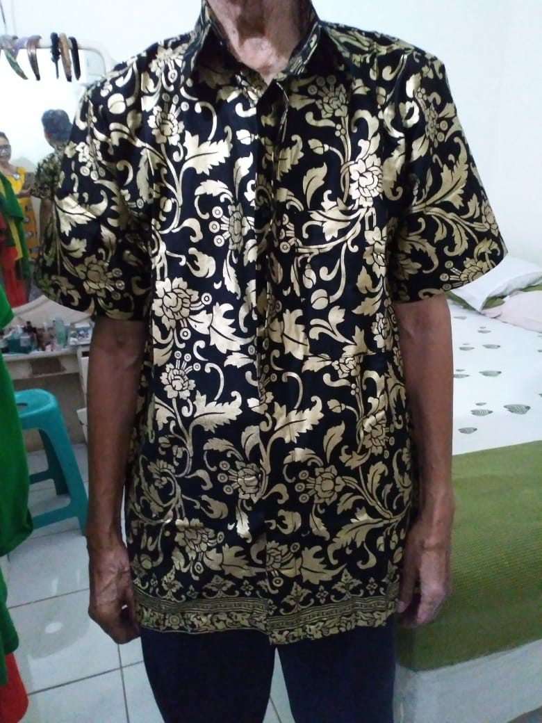 Batik Couple Keluarga Sania Ruffle Ori Ndoro Jowi Dnt Motif Prada Bakung