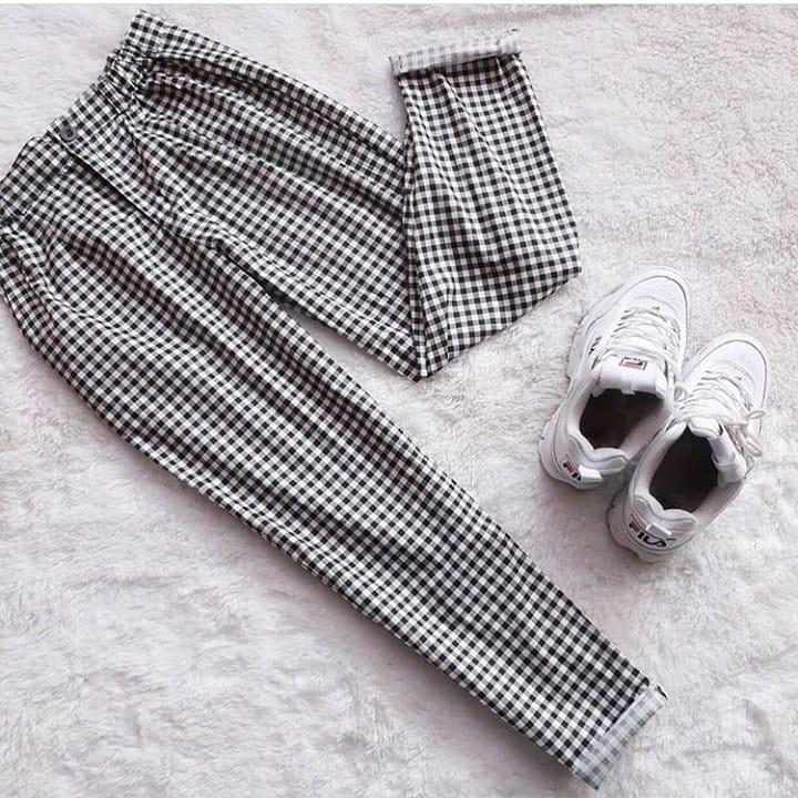  Tartan  Pants Zara  Replika Shopee Indonesia