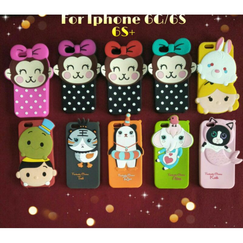 SOFT CASE BONEKA IPHONE 6 6G 6S 6+ 6S+ 6S PLUS