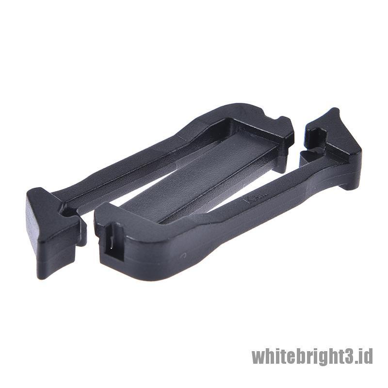 5 Pcs Klip Gesper Tali Sabuk Dapat Disesuaikan Warna Putih Untuk Ransel