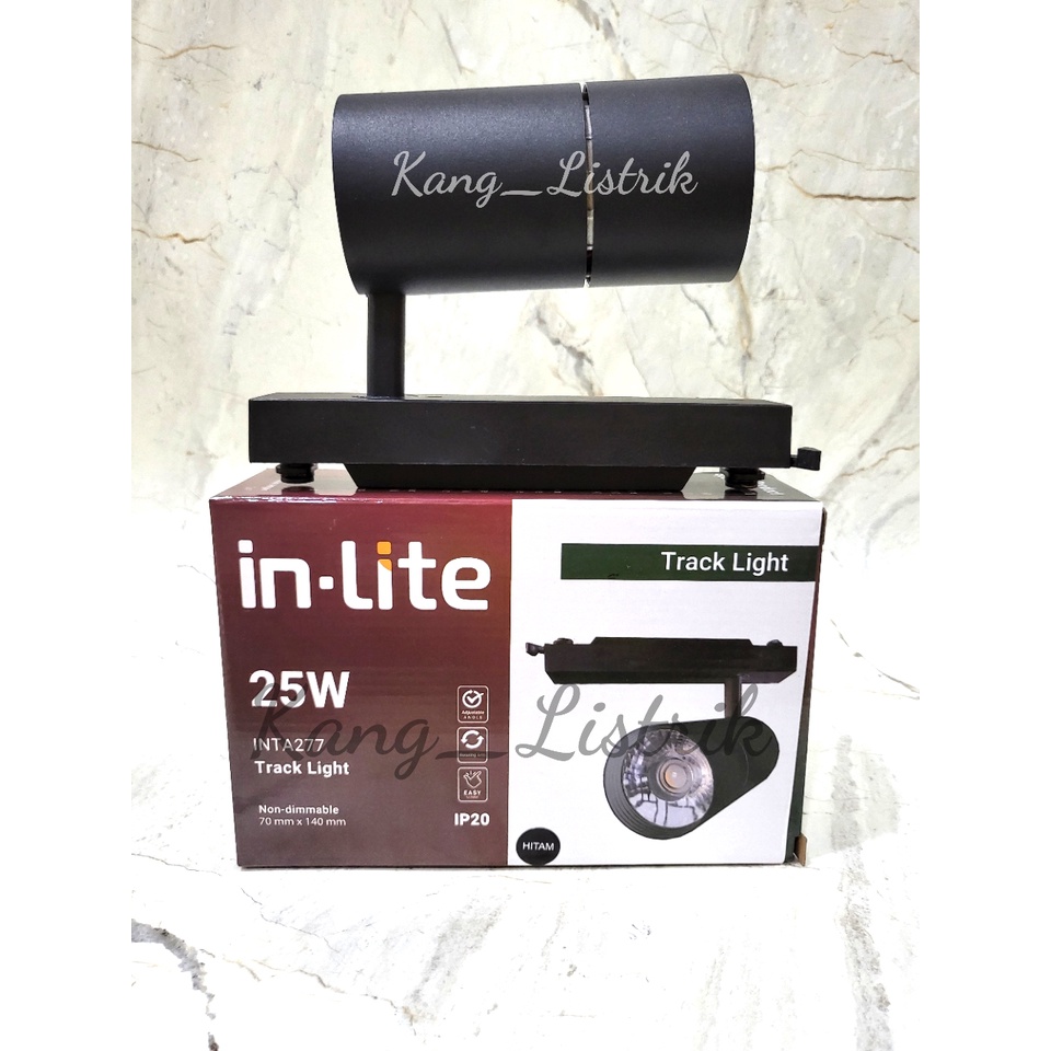 Kap Lampu Rel Inlite INTA277 Lampu sorot Track Light Inlite INTA277 25W