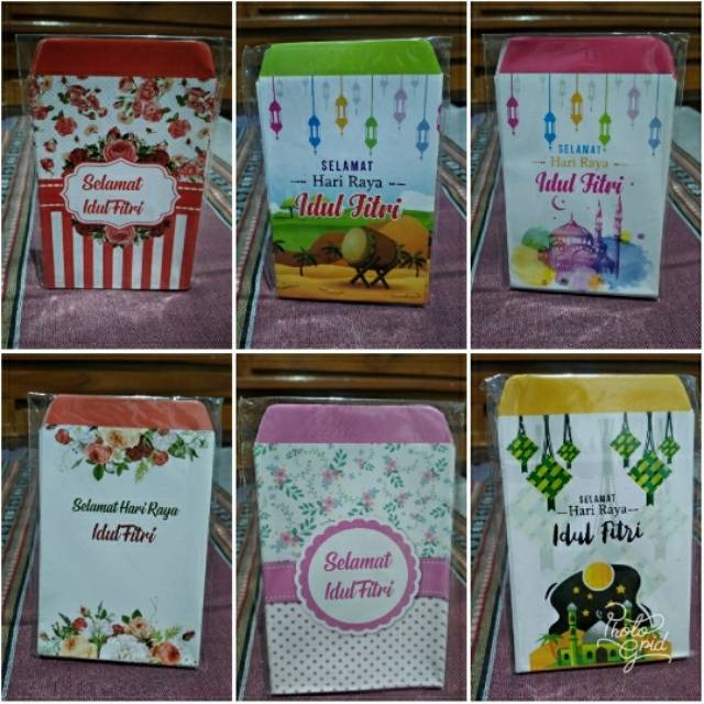 

TAMBAHAN AMPLOP LEBARAN MOTIF PER PCS + PITA UNTUK HAMPERS