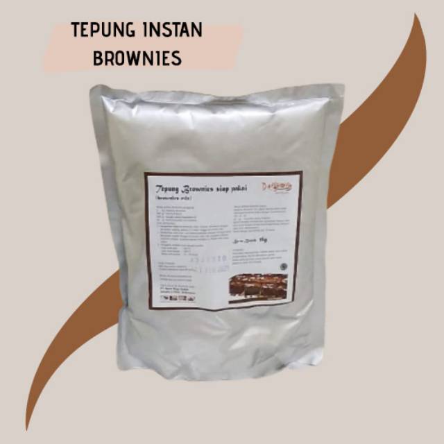 

Premix Brownies Mix Bahan Kue Brownies 1KG Lezat