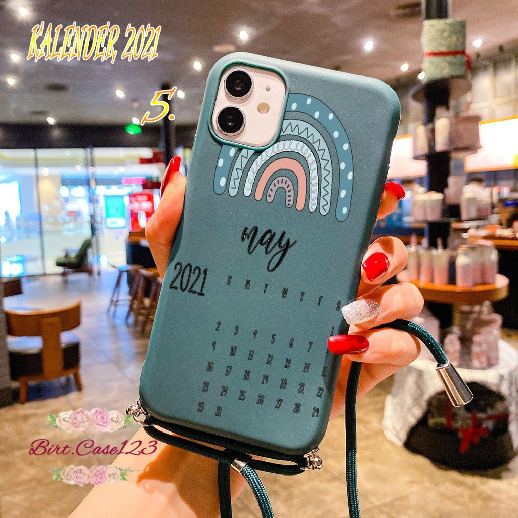 Softcase Slingcase Tali Lanyard Candy KALENDER Vivo Y91 Y93 Y95 Y91c Y70s Y30 Y50 BC3021