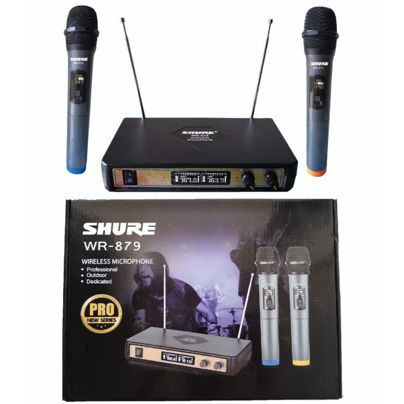 Mic Wireless SHURE WR879 WR 879 Handle UHF