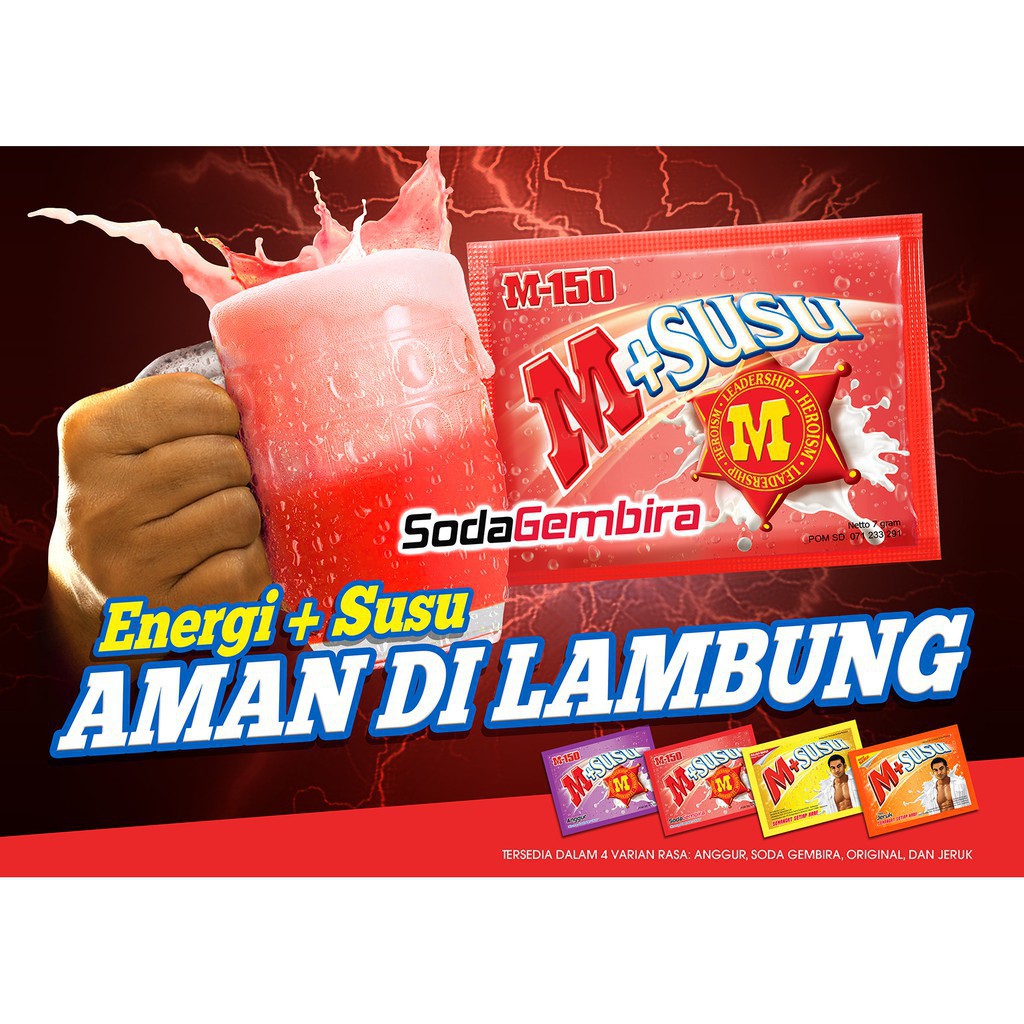

M+ SUSU Minuman Energi isi 5's