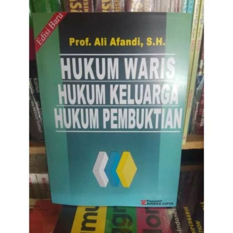 

buku hukum waris pembuktian hukum keluarga hukum ali afandi