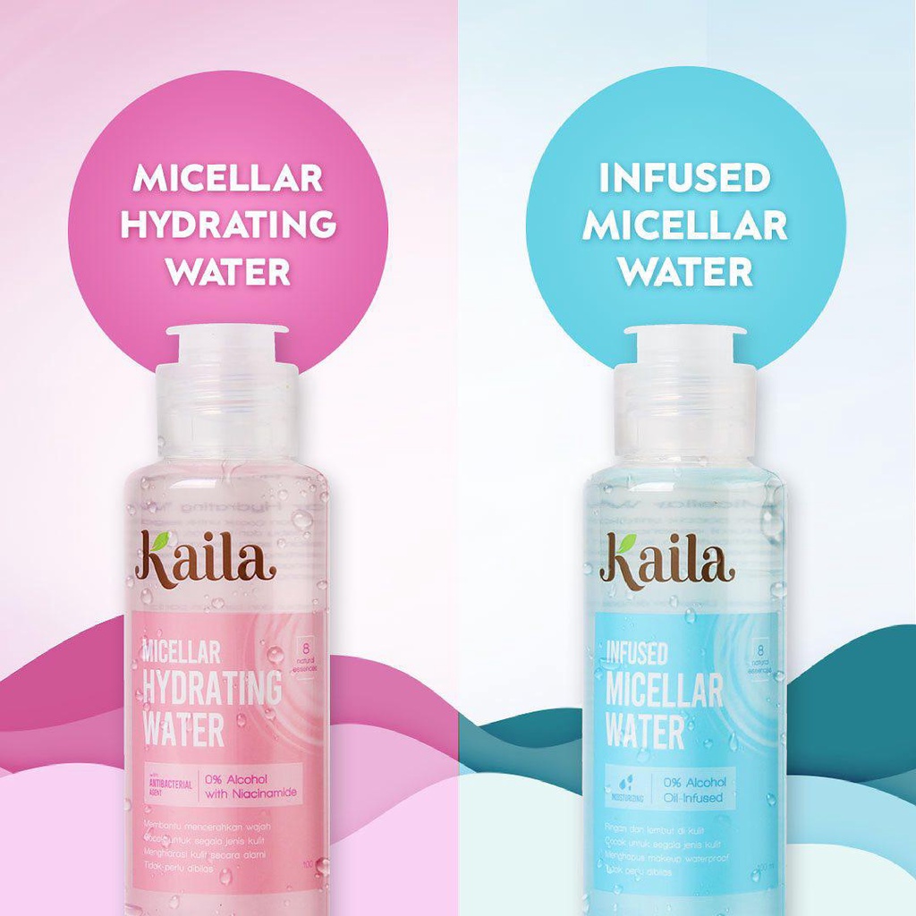 *FRAULEINCO* Kaila Micellar Water Hydrating Micellar Water - Infused Micellar Water Pembersih Wajah 100ml