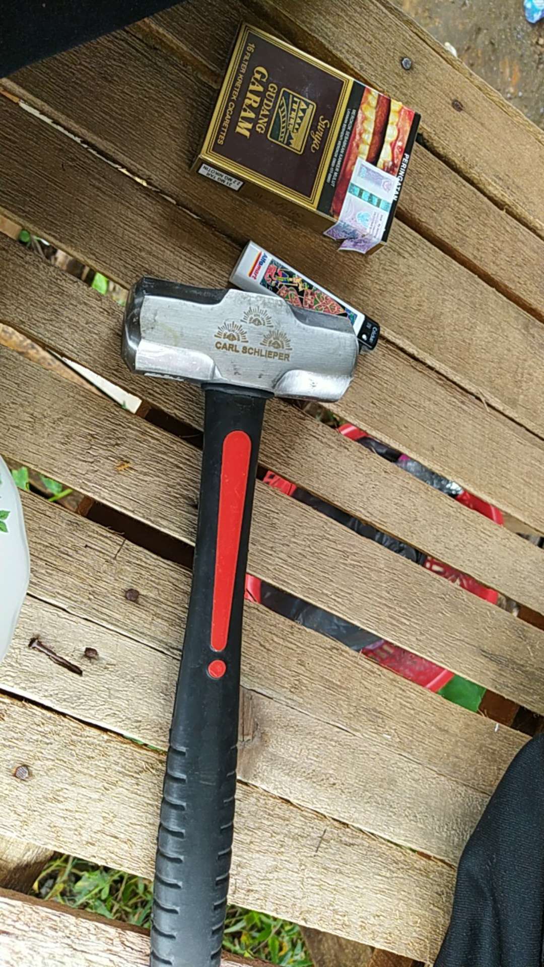 Palu Bodem 2lb Palu Batu Gagang Karet 2 Lb Cap Mata Palu Bodem 2 Lb Tjap Mata