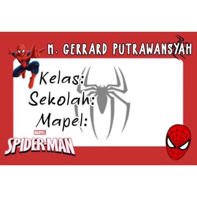 

STIKER/LABEL NAMA ANAK
