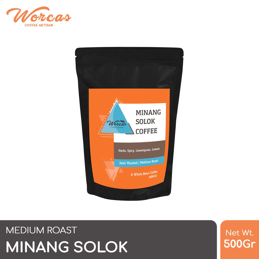 

WORCAS Kopi Arabika Minang Solok 500 Gram - Medium Roast