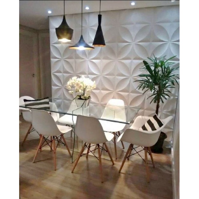 Wall Panel 3D Dekorasi Interior Rumah bahan Gypsum