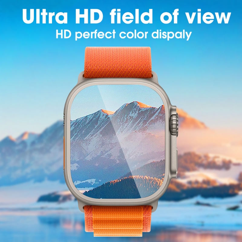 Film Pelindung Layar TPU Full Curved HD Flexible Untuk Apple Watch