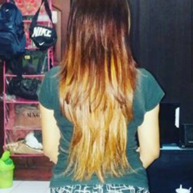 Hair clip rambut asli