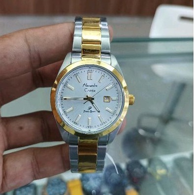 Jam Tangan Wanita Alexandre Christie 1021MD Silver gold