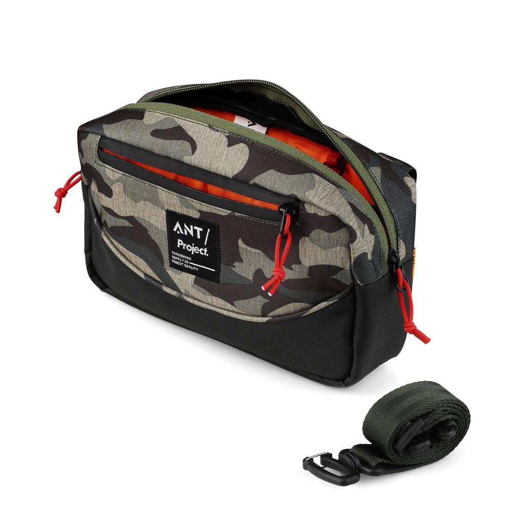 Tas Sepeda Lipat Handle Bar Depan MTB Slingbag Cowok Out Door Anti Air Selempang Pria Handbag Clutch 3 in 1 Camo