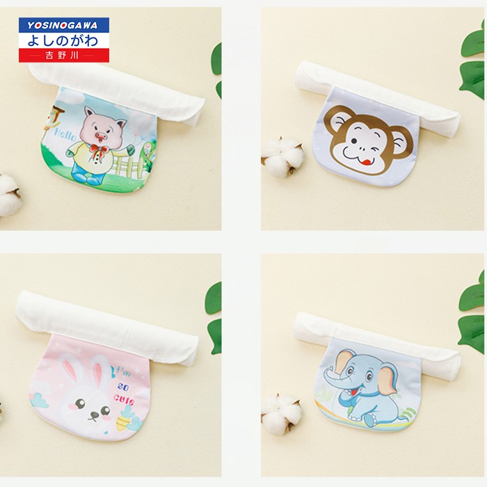 HANDUK PUNGGUNG BAYI ISI 2 PCS Penyerap Keringat Punggung Bayi / bahan- YOSINOGAWA