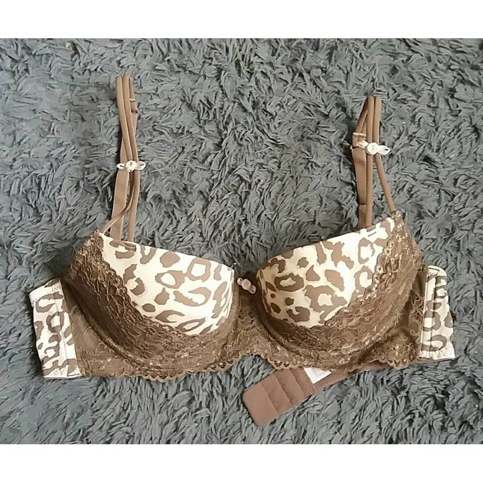 Bra FMN Freda leopard print moss
