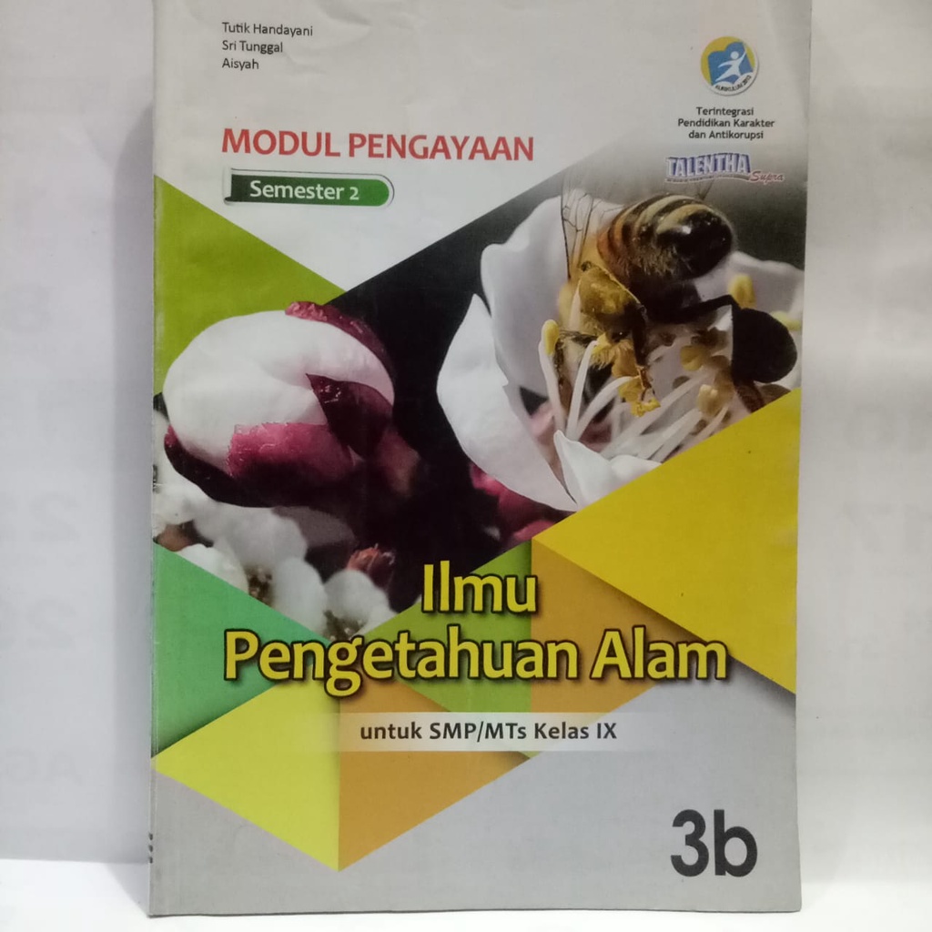 [Buku LKS] IPA Ilmu Pengetahuan Alam 3b untuk SMP/MTs kelas 9 Semester 2 K13 Edisi Terbaru