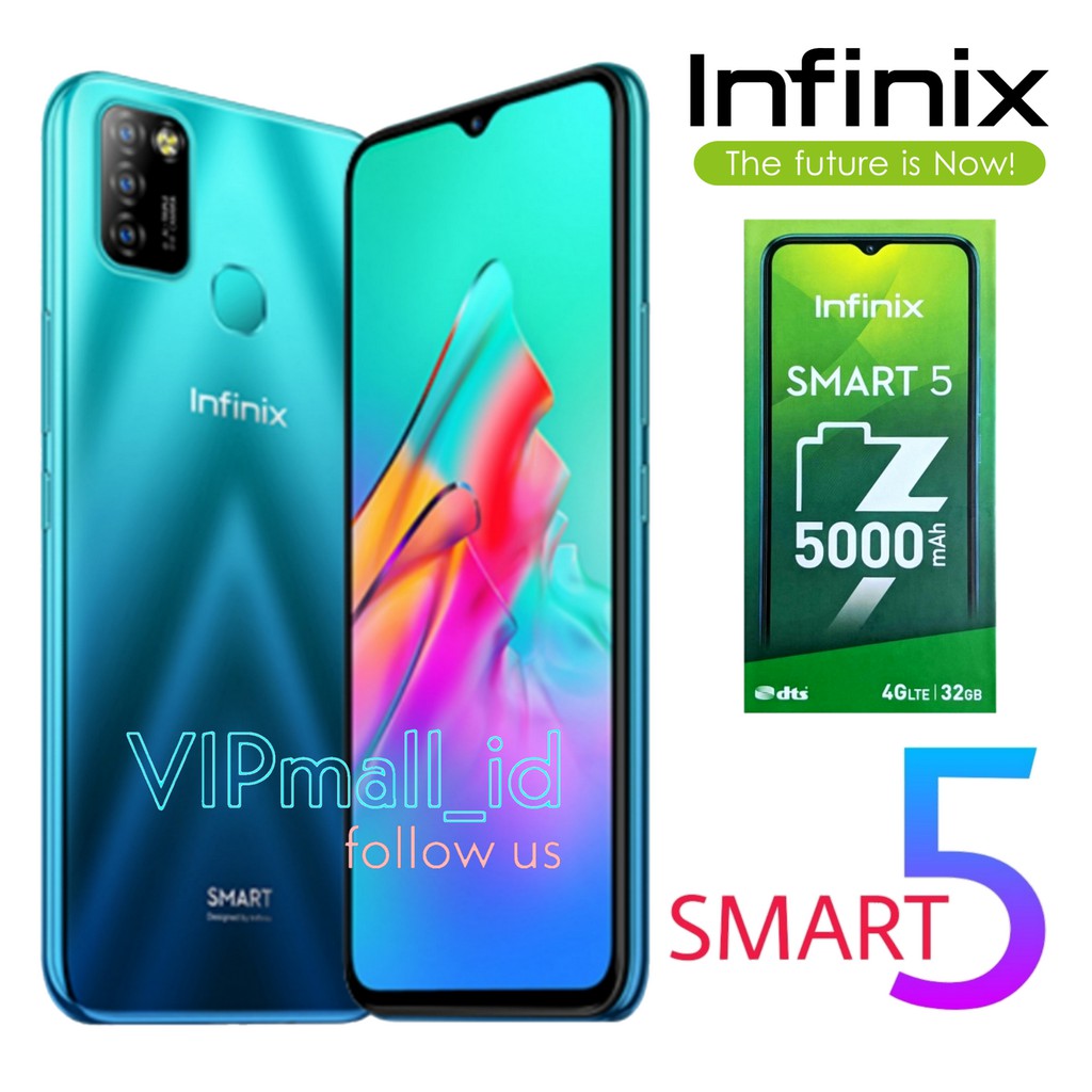 INFINIX SMART 5 3GB/64GB 2GB/32GB GARANSI RESMI HP