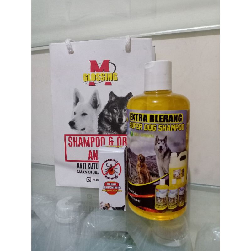 Jual Shampoo anjing,, Shampoo extra belerang + Hachiko,, Shampoo jamur