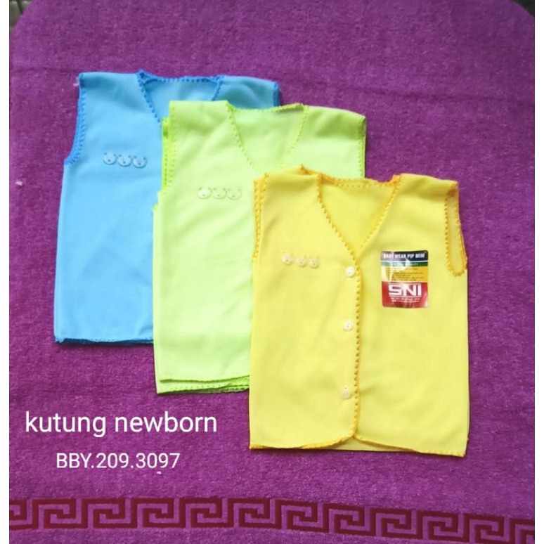 6 Pcs Atasan Baju Bayi Tangan Kutung Pendek Panjang | Baju Bayi