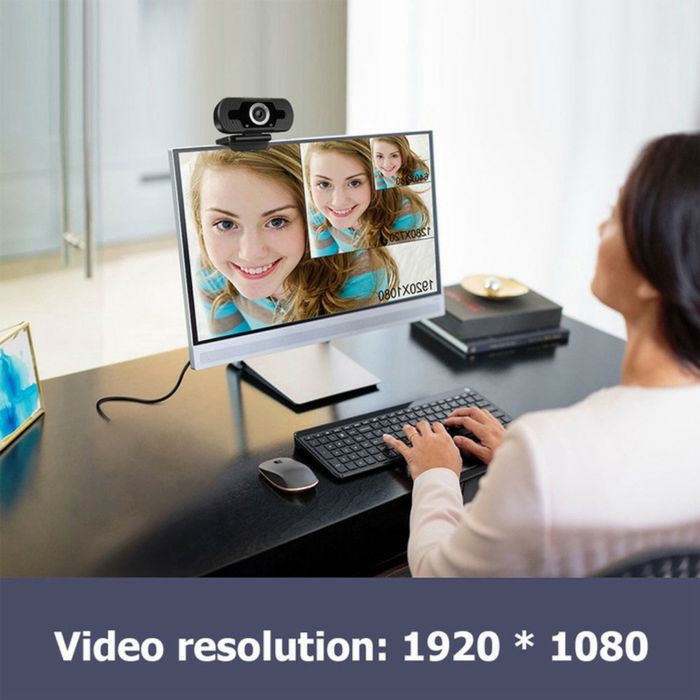 Webcam PC Laptop 1080p HD with mic Plug n Play