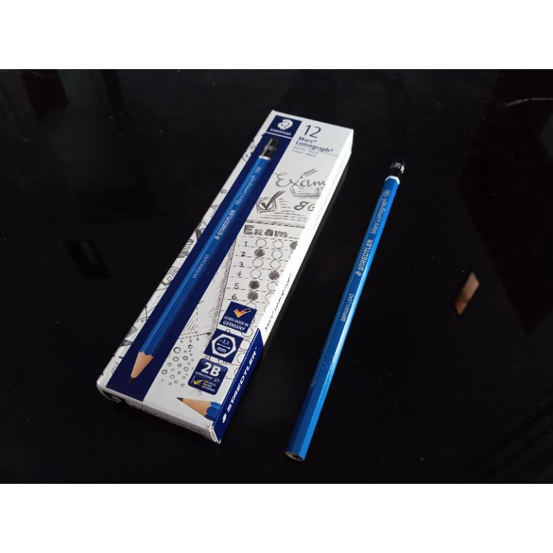 

GROSIRR pensil Ujian 2B Staedtler Mars Lumograph per Lusin / Pak /Pack