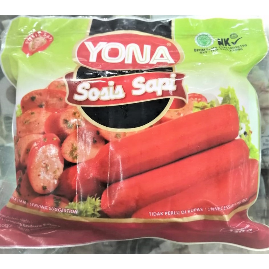 

Yona Sosis Sapi 450gr