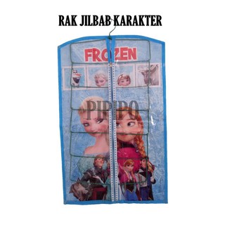  RAK  JILBAB  GANTUNG  HJO KARAKTER  SERASI SET 3IN1 3 IN 1 