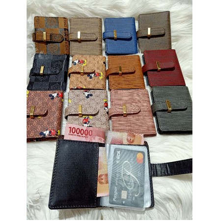 DOMPET KARTU GAWANG MOTIF MUAT 14 KARTU DAN ADA RUANG UNTUK UANG