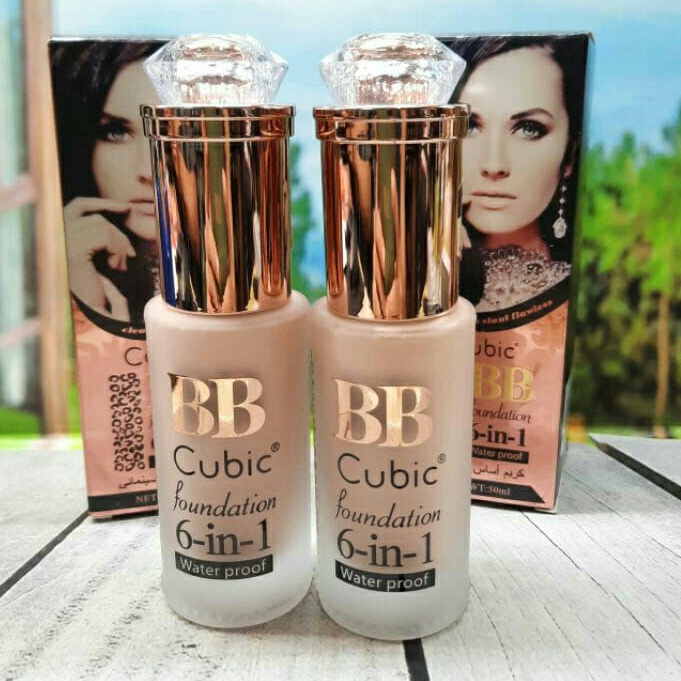 BB CUBIC FOUNDATION WATERPROOF 6IN1